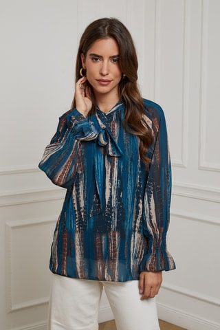 Blouse - Bleu pétrole