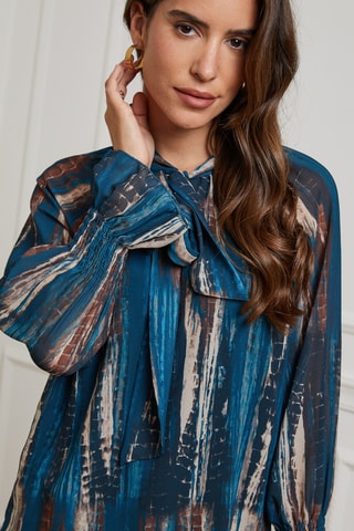 Blouse - Bleu pétrole