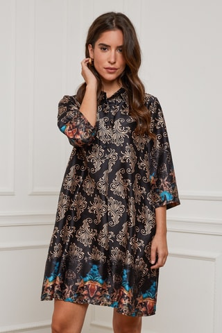 Robe trapèze oversize - Noir