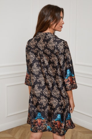 Robe trapèze oversize - Noir