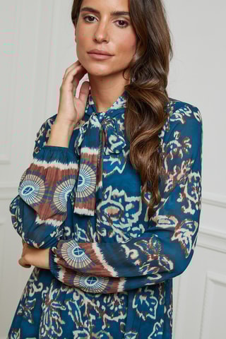 Robe patineuse - Bleu canard