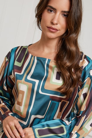 Blouse - Bleu canard