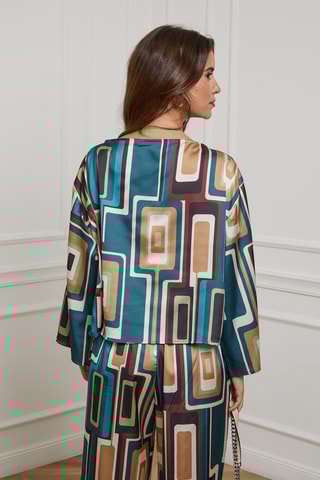 Blouse - Bleu canard