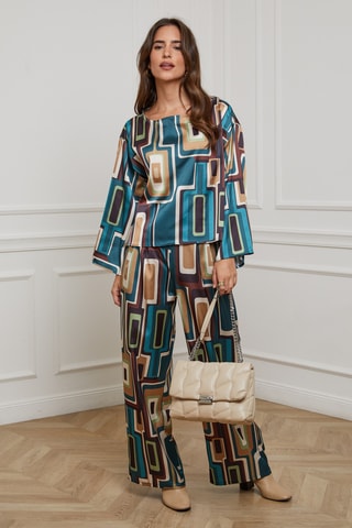 Blouse - Bleu canard