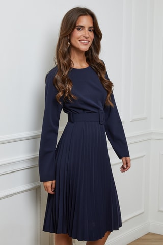 Robe patineuse - Bleu marine