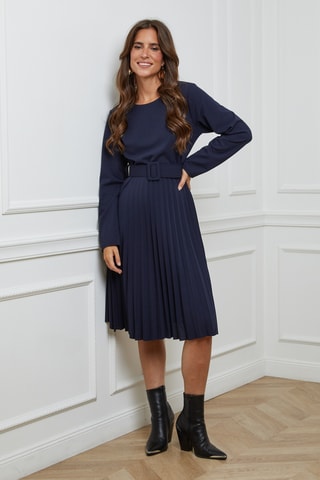 Robe patineuse - Bleu marine