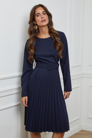Robe patineuse - Bleu marine