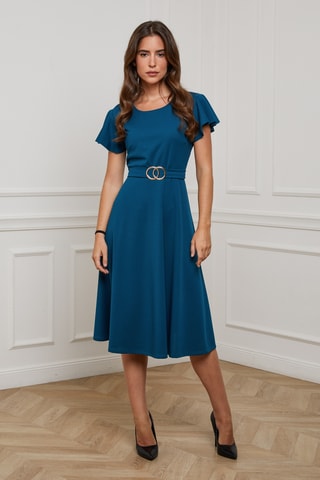 Robe patineuse - Bleu canard