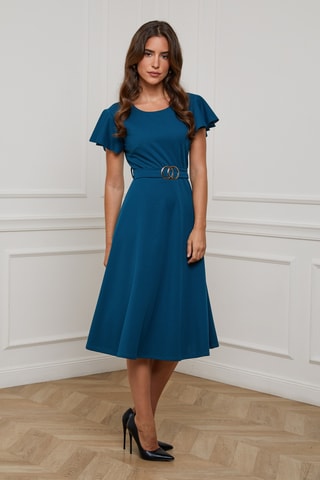 Robe patineuse - Bleu canard