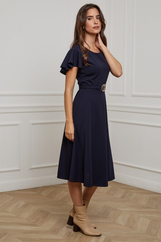Robe patineuse - Bleu marine