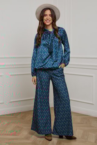 Blouse - Bleu pétrole