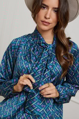 Blouse - Bleu pétrole