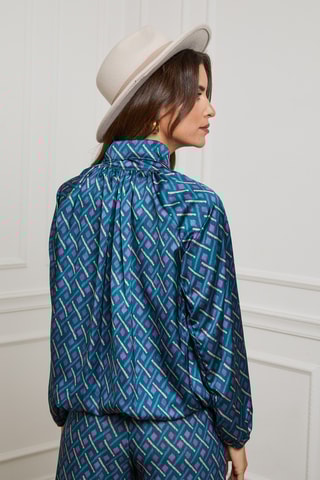 Blouse - Bleu pétrole