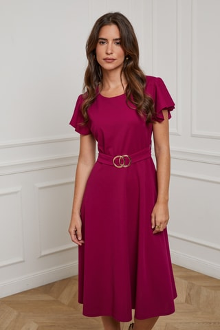 Robe patineuse - Fuchsia