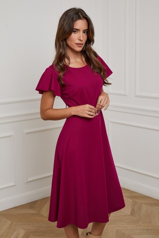 Robe patineuse - Fuchsia
