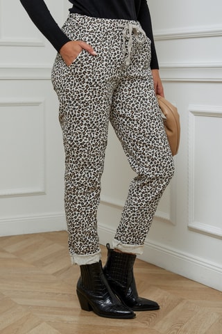 Pantalon droit - Beige