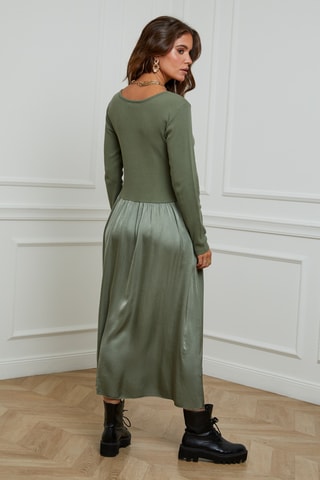 Robe midi - Kaki