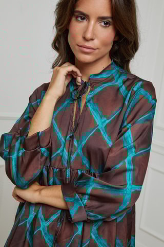 Robe patineuse - Marron