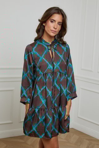 Robe patineuse - Marron