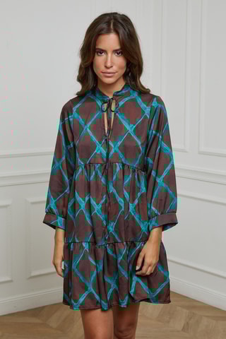Robe patineuse - Marron