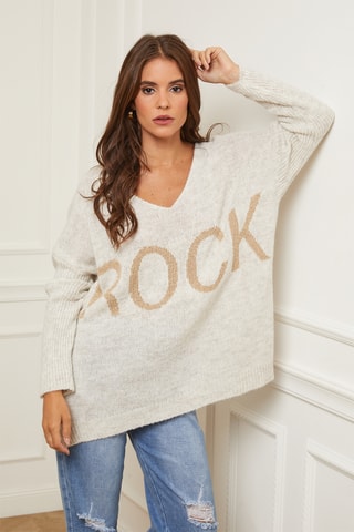 Pull oversize - Blanc