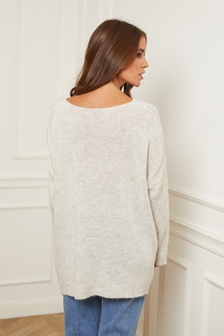 Pull oversize - Blanc