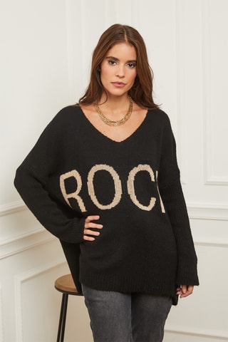 Pull oversize - Noir