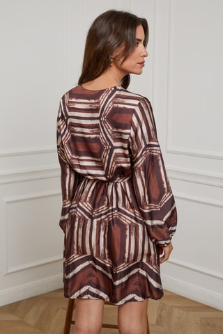 Robe patineuse - Marron