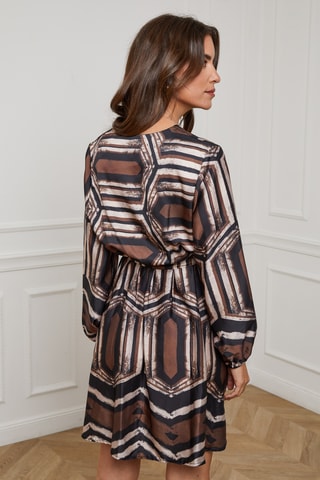 Robe patineuse - Marron