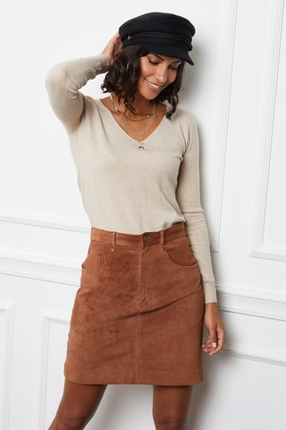 Pull en cachemire - Beige