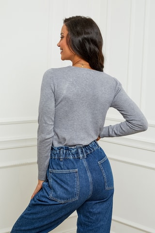 Pull en cachemire - Gris
