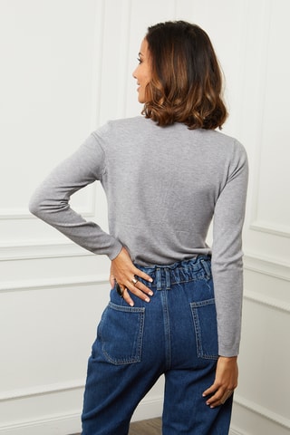 Pull en cachemire - Gris