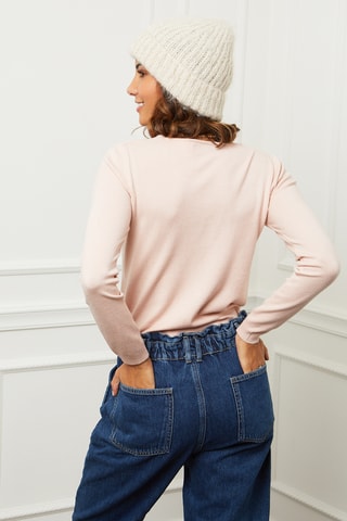 Pull en cachemire - Rose pâle