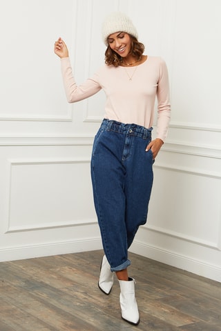 Pull en cachemire - Rose pâle