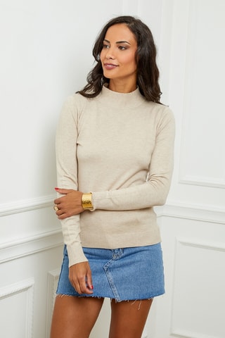 Pull en cachemire - Beige