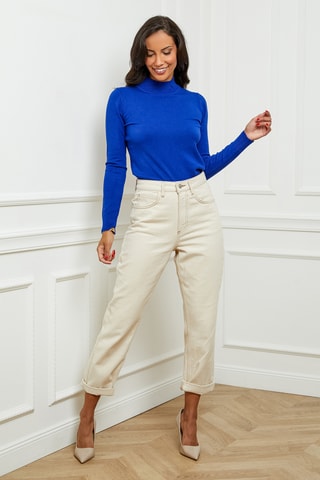 Pull en cachemire - Bleu roi