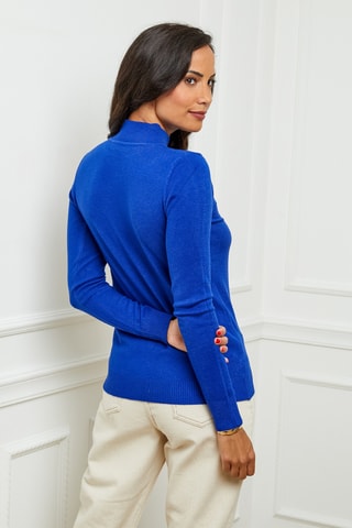 Pull en cachemire - Bleu roi