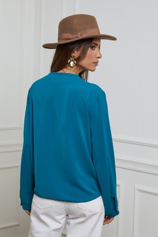 Blouse - Bleu canard