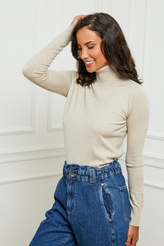 Pull en cachemire - Beige