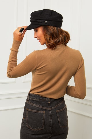 Pull en cachemire - Camel