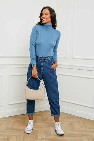 Pull en cachemire - Indigo