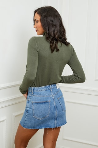 Pull en cachemire - Kaki