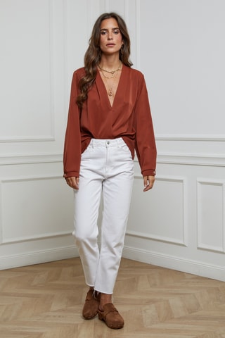 Blouse - Rouge brique