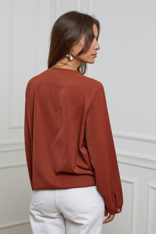 Blouse - Rouge brique