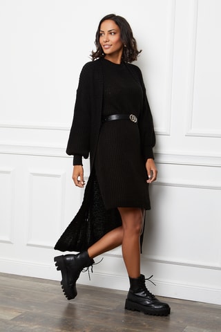Gilet long - Noir