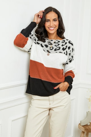Pull - Rouge brique