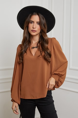 Blouse - Camel