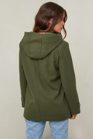 Duffle-coat à capuche - Kaki