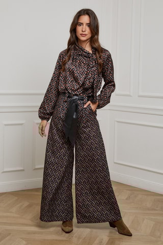 Pantalon palazzo - Noir