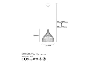 Hanglamp Goudkleurig